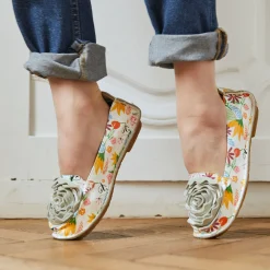 Cheap Ballerines - VIVIANE Fleur Mocassin & Ballerines