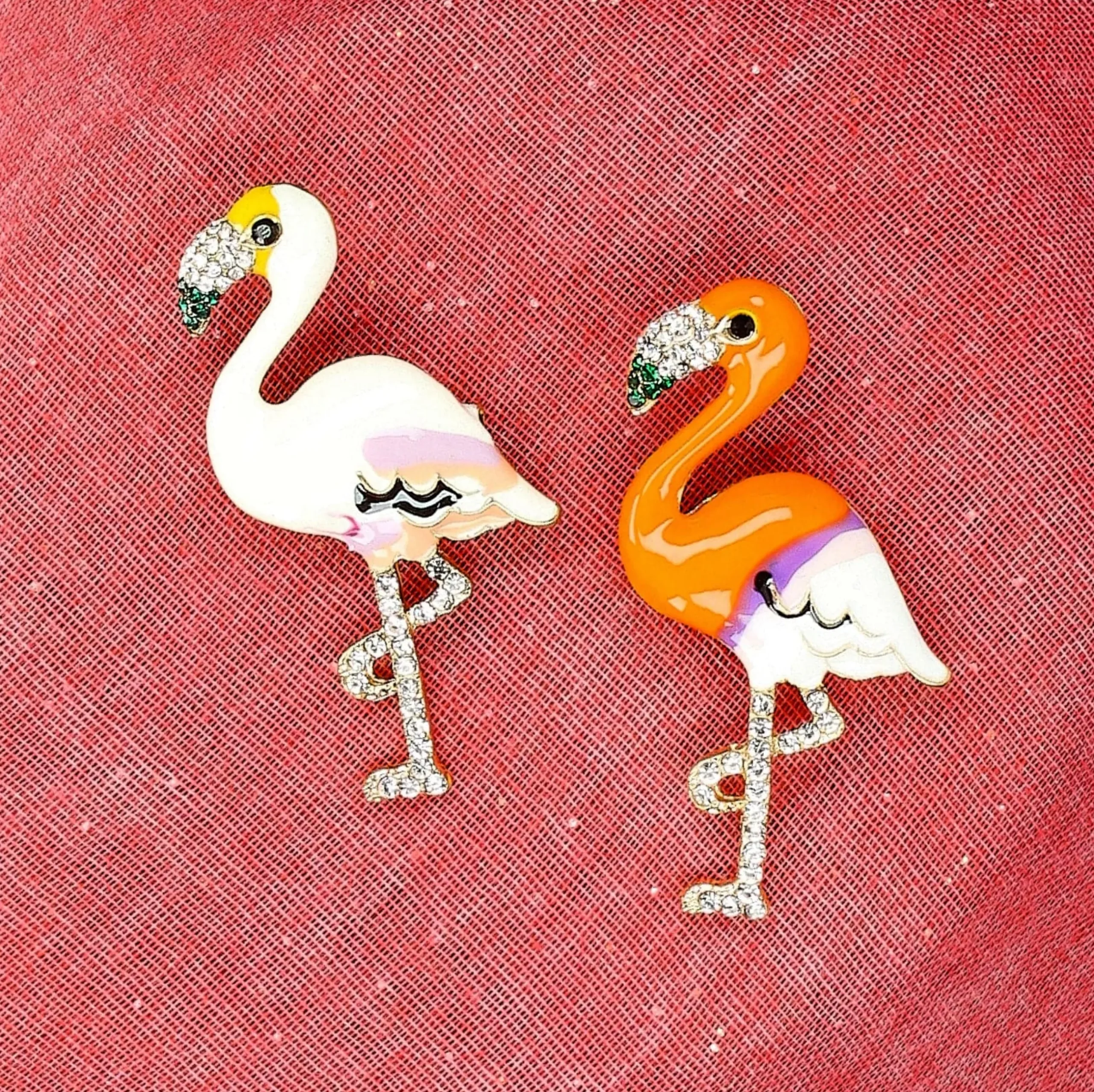 Fashion Bijou broche Flamant Rose Bijoux & Porte-clés
