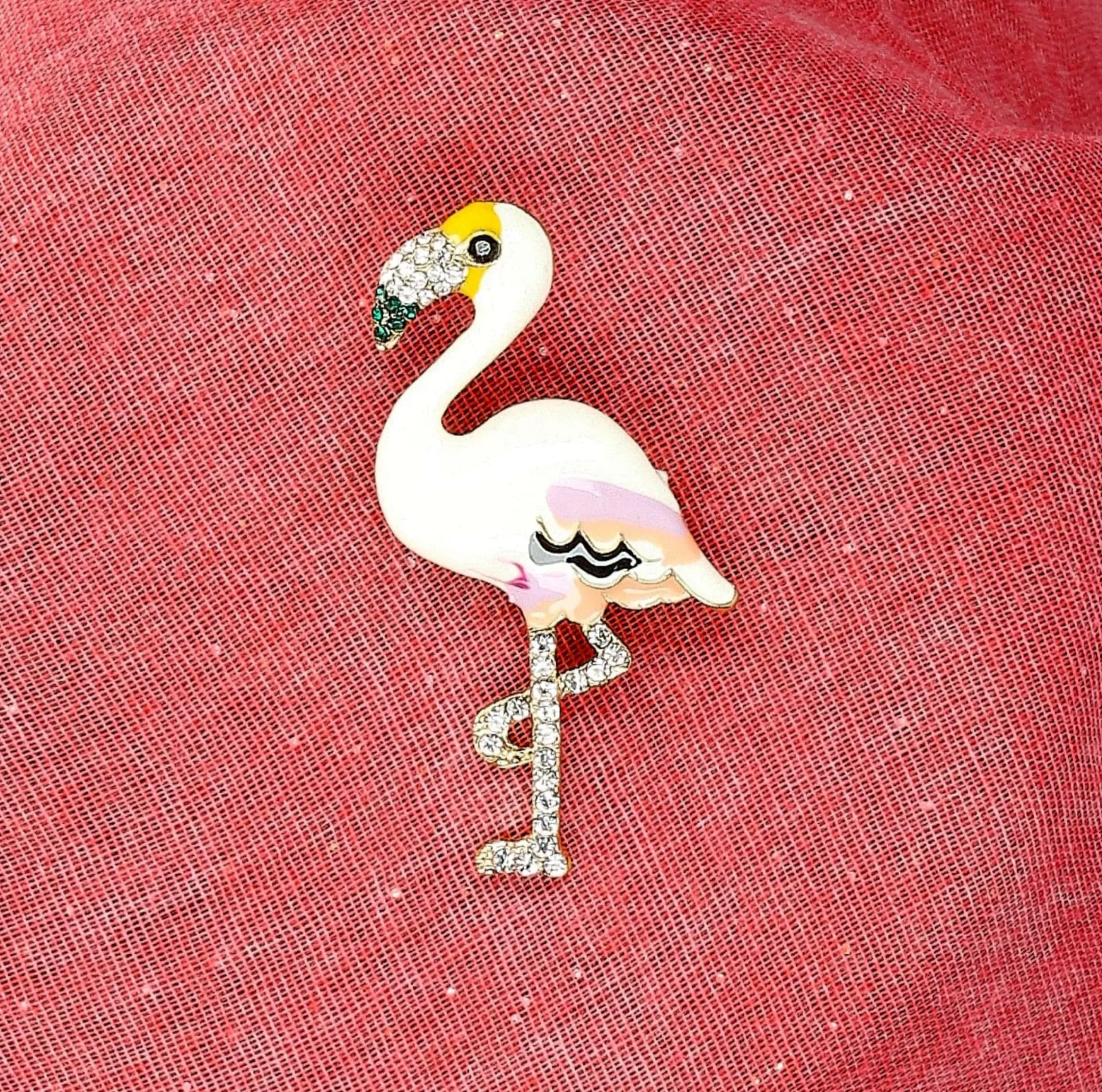 Fashion Bijou broche Flamant Rose Bijoux & Porte-clés