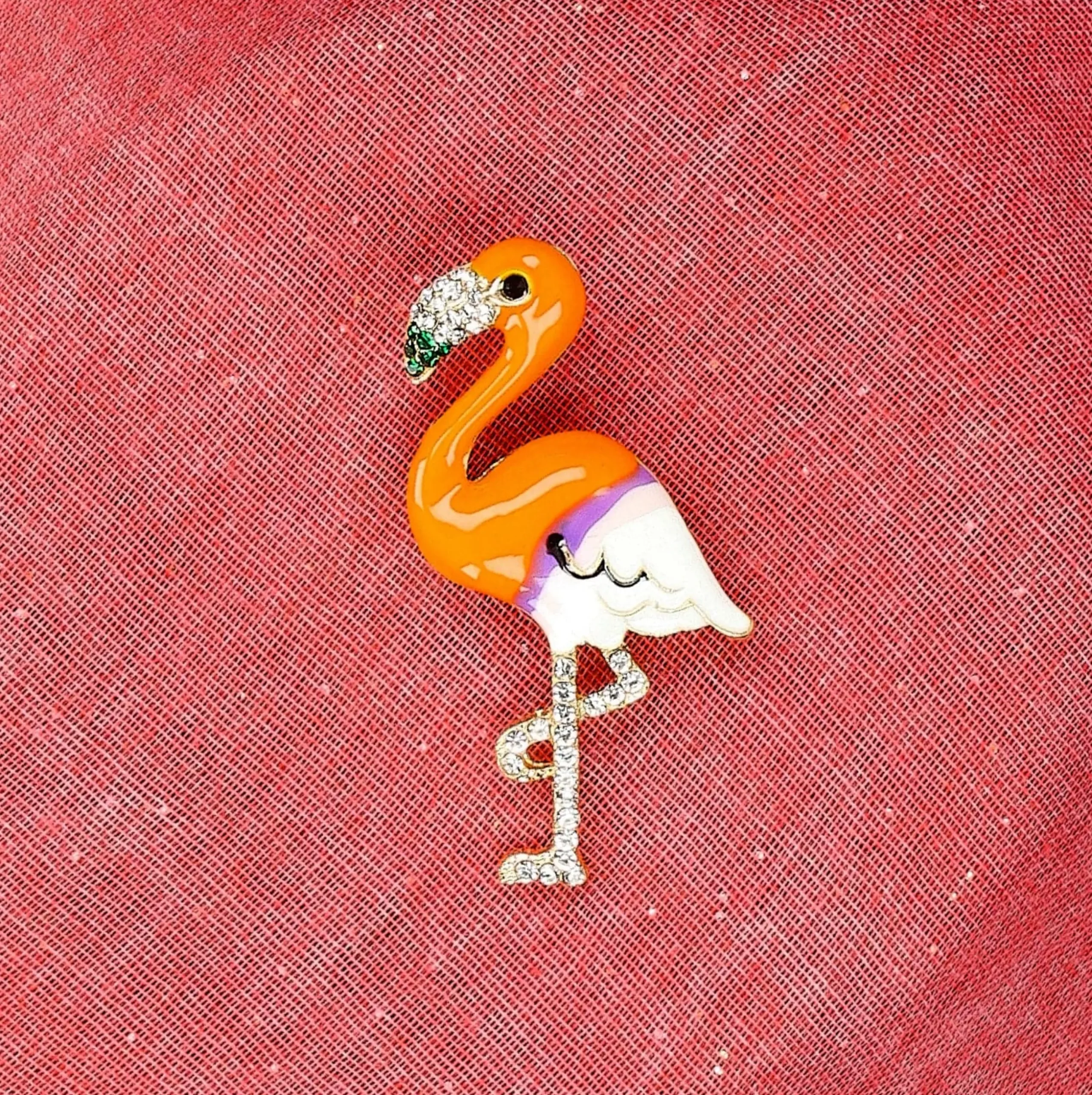 Fashion Bijou broche Flamant Rose Bijoux & Porte-clés