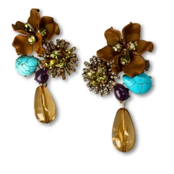Hot Boucles d'oreille Chardon Exclusivité Bijoux & Porte-clés