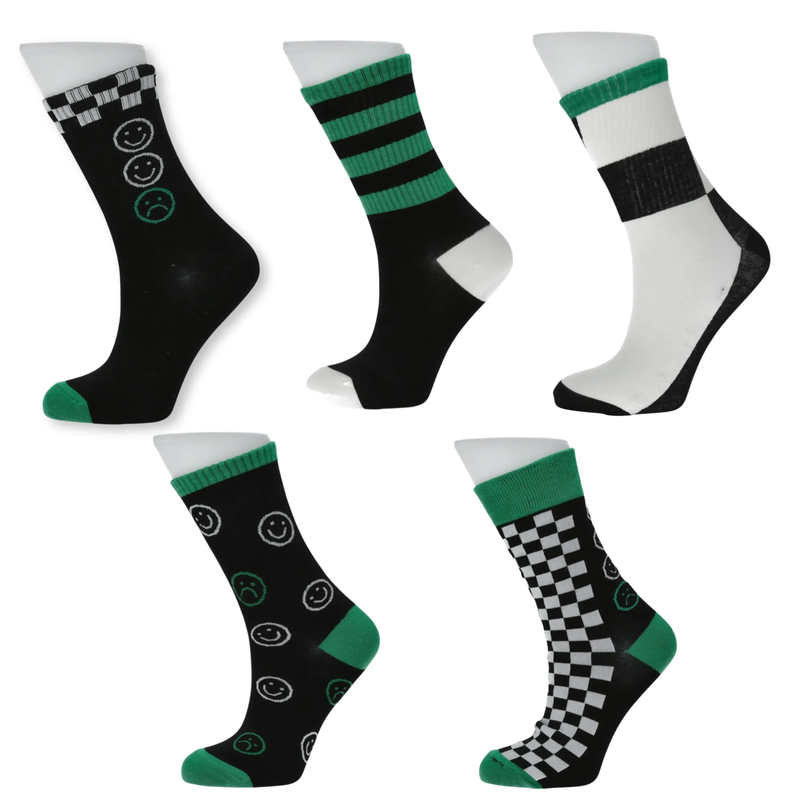 Store Chaussettes en lot de 5 paires SMILEY Chaussettes & Gants