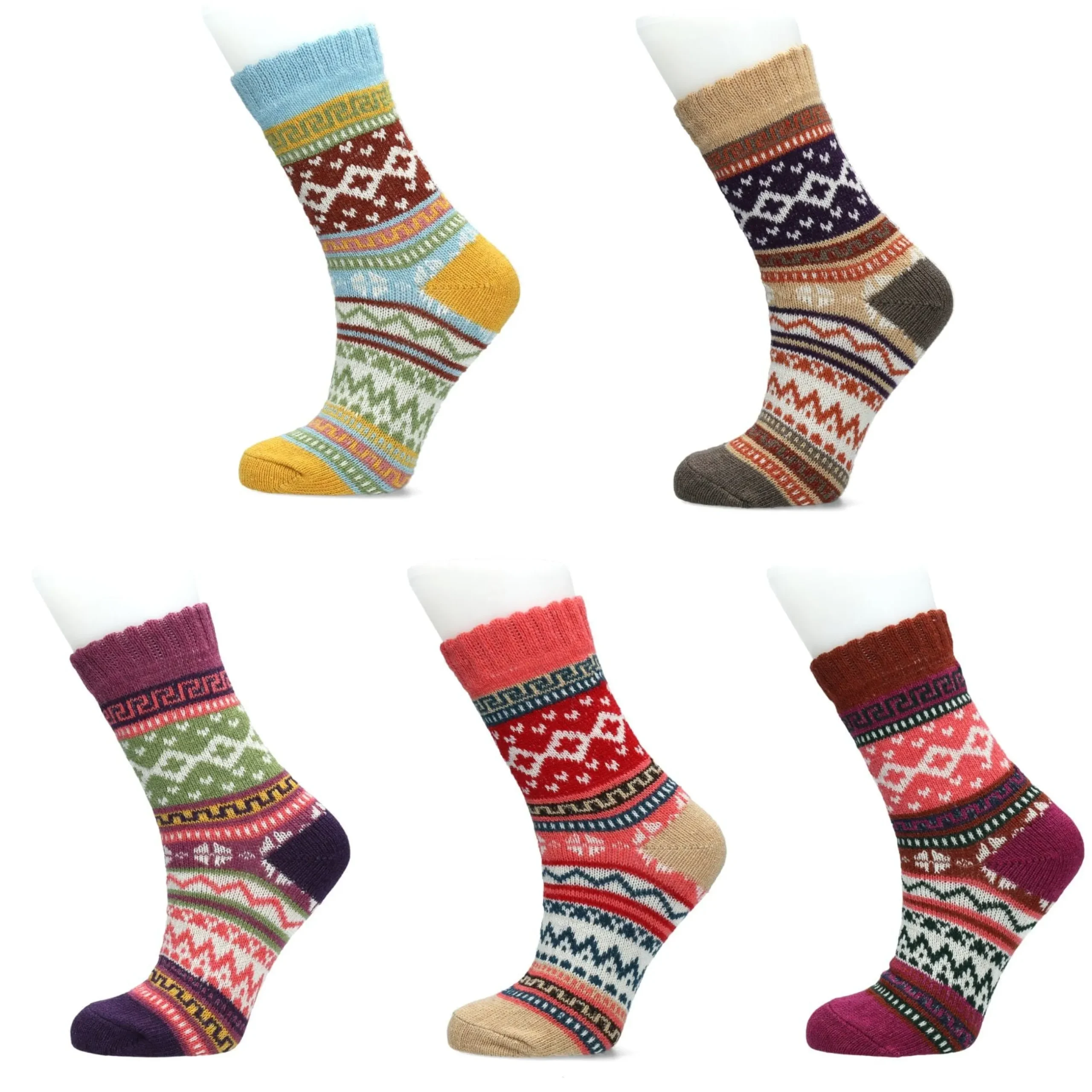 Sale Chaussettes en lot de 5 paires Winter Chaussettes & Gants