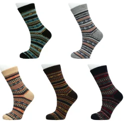 Outlet Chaussettes épaisses en lot de 5 paires Stars Chaussettes & Gants