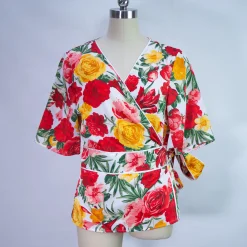 Clearance Chemisier Calleis Rouge Studio Outlet Vêtements|Tops & Blouses