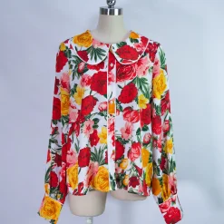New Chemisier Calliope Rouge Studio Outlet Vêtements|Tops & Blouses