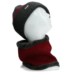 Hot Duo Bonnet et cache-cou motifs géo Outlet Accessoires|Chapeaux Et Accessoires Cheveux