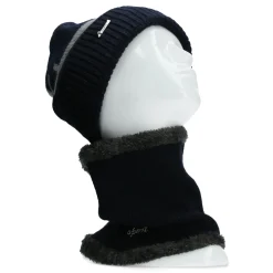 Hot Duo Bonnet et cache-cou motifs géo Outlet Accessoires|Chapeaux Et Accessoires Cheveux