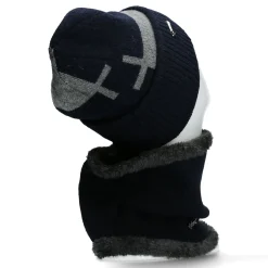 Hot Duo Bonnet et cache-cou motifs géo Outlet Accessoires|Chapeaux Et Accessoires Cheveux