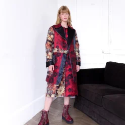 Hot Manteau Zeus Rouge Studio Outlet Vêtements|Vestes & Manteaux