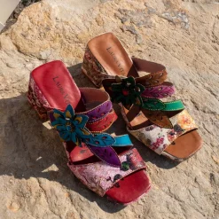 New Mules - JACQUESO 02 Fleur Outlet Chaussures|Mules