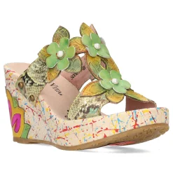 Shop Mules - JACSMINO 04 Fleur Outlet Chaussures|Mules