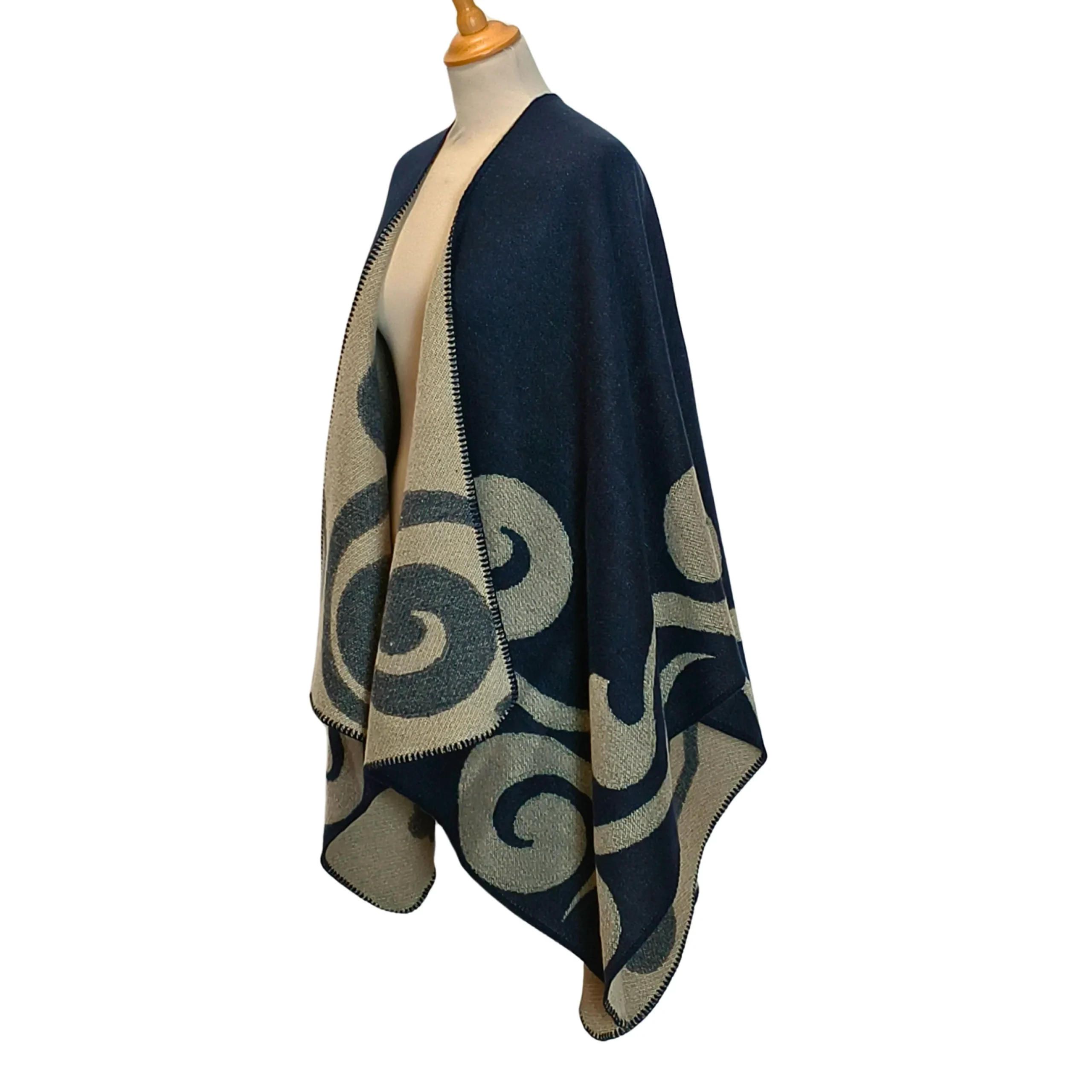 New Poncho Spirale Foulards & Écharpes