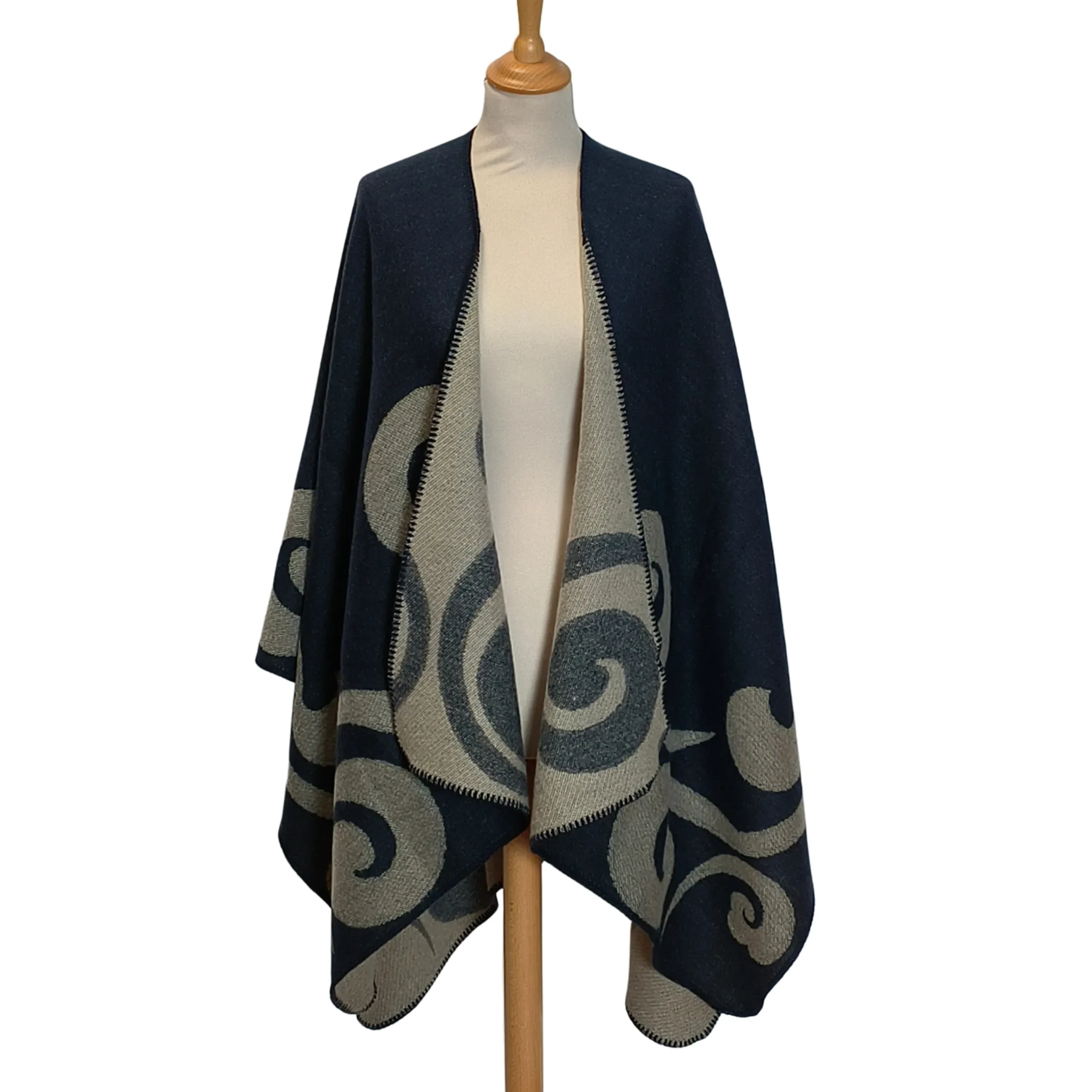 New Poncho Spirale Foulards & Écharpes