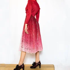 Sale Robe Dundee Rouge dégradé Exclusivité Robes