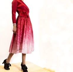 Sale Robe Dundee Rouge dégradé Exclusivité Robes