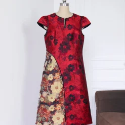 Online Robe Ouranos Rouge Studioo Outlet Vêtements|Robes