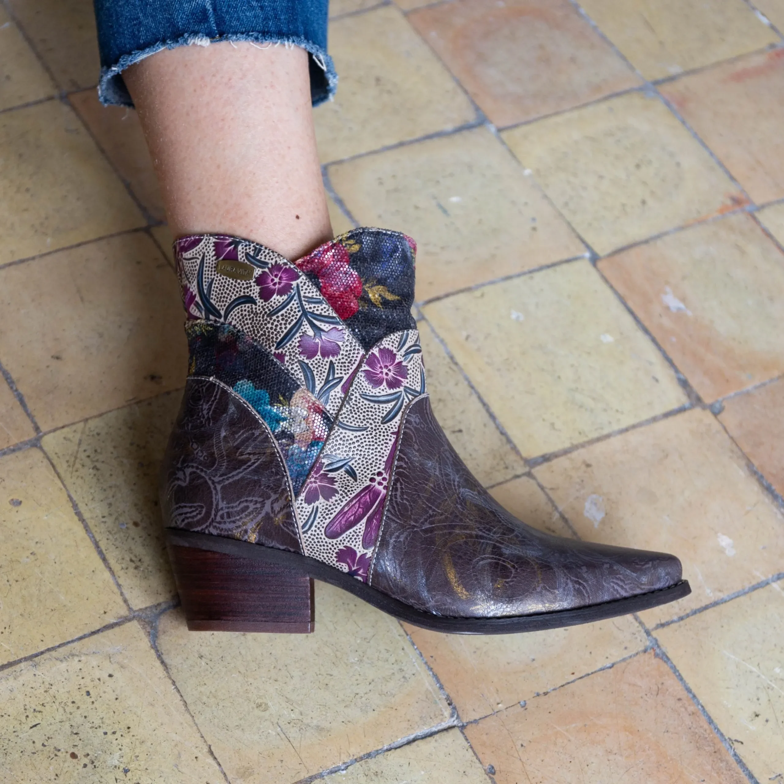 Discount Santiags - Bottines GACLIO 03 Santiags Et Style Western